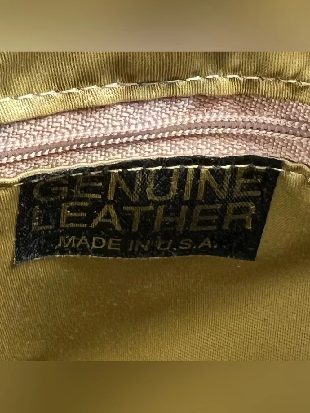 Vintage Pruse Genuine Leather Made in USA Brown Studded - Picture 4 of 10